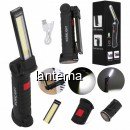 Lanterna Lampa Lucru COB+1 LED 3W USB Capat Mobil, Magnet, Agatatoare