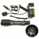 Lanterna LED 1Faza Zoom Suport Arma Vanatoare 2x18650 ZSHP55P50