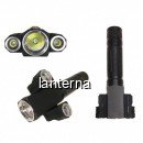 Lanterna LED 3W cu Capete Rotative, Magnet si Acumulator 18650 BLG35T6