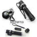 Lanterna LED Laser Pointer Rosu, Zoom, Alimentare 220V 12V 288