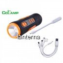 Lanterna LED cu Acumulator, Lampa, Radio, Micro SD, USB CCLAMP 501