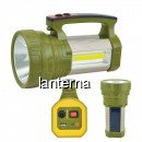 Lanterna Solara LED 1W+1W COB LED USB, 220V, Acumulator 4V 2.5Ah BB002