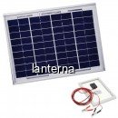 Panou Solar Fotovoltaic 30W 36 Celule 65x36cm Cablu Clesti 12V