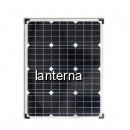 Panou Solar Fotovoltaic 50W 12 Celule 67x54cm Cabluri cu Mufe 12V