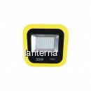 Proiector 60LED 30W Alb Rece 220V Rama Galbena