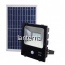 Proiector LED 50W Alb Rece cu Panou Solar si Senzor de Miscare WT