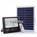 Proiector LED SMD 100W Alb Rece cu Panou Solar si Telecomanda IP66 WT