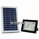 Proiector LED SMD 5050, 10W cu Panou Solar Alb Rece