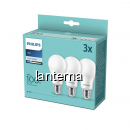 Set 3 Becuri cu LED Philips A67 13W 100W E27 CW 4000K 1521LM MNR9836