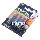 Set 4 Acumulatori Duracell 1.2V R6 AA NI-MH 2400mAH 8A011 XXM