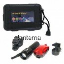 Set Lanterna LED 1W cu Zoom si Semnalizare Bicicleta Power Style