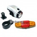 Set Lanterna LED si Stop Rosu Galben Semnalizare Bicicleta HY7158