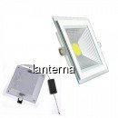 Spot LED Incastrabil 15W Patrat 20x20cm 220V Alb Rece